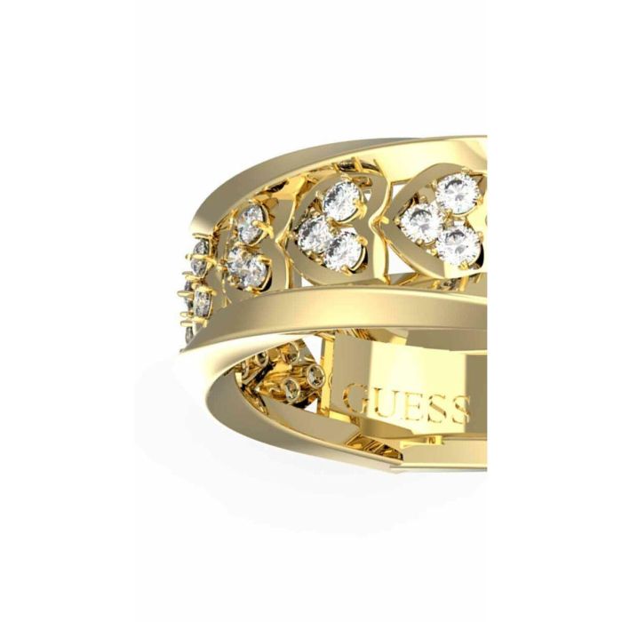 Bague Femme Guess JUBR04605JWYG52 12 Doré 3