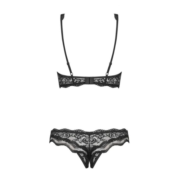 Ensemble de Lingerie Obsessive Luvae Noir S/M 1 Ensemble de Lingerie Obsessive Luvae Noir S/M 1