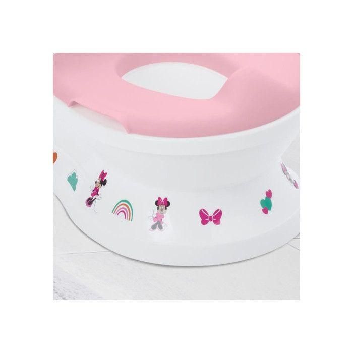 DISNEY BABY - MINNIE- Mini toilette avec réducteur de lunette de toilette inclus, 2 en 1, MySize, Pot amovible facile a nettoyer 1