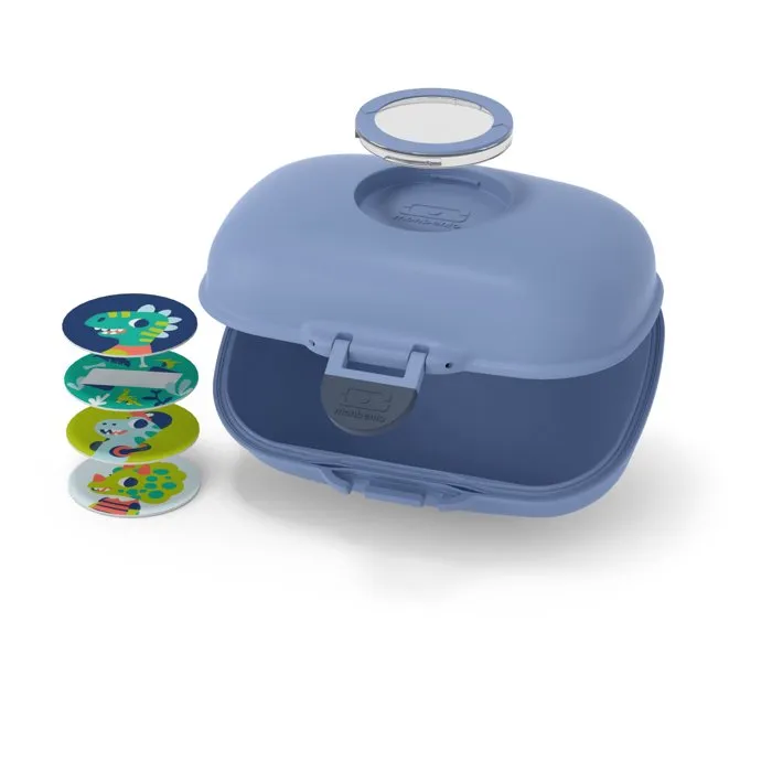 Monbento - Boite a Gouter MB Gram - Snack box hermétique compacte 600 ml sans BPA, couleur Bleu Infinity, pastilles interchangeables Monbento - Boite a Gouter MB Gram - Snack box hermétique compacte 600 ml sans BPA, couleur Bleu Infinity, pastilles interchangeables