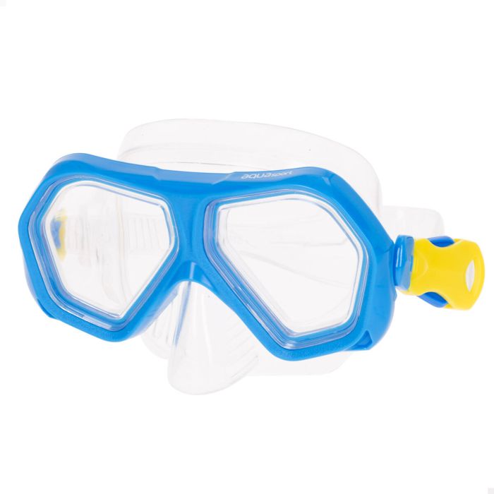 Masque de plongée AquaSport Bleu (6 Unités) 6