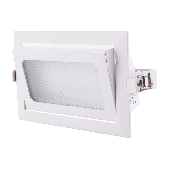 HO-COB Downlight LED Rectangulaire Orientable 40W 6600Lm 2700K 40.000H [HO-COB-R-OR-40W-WW] 0