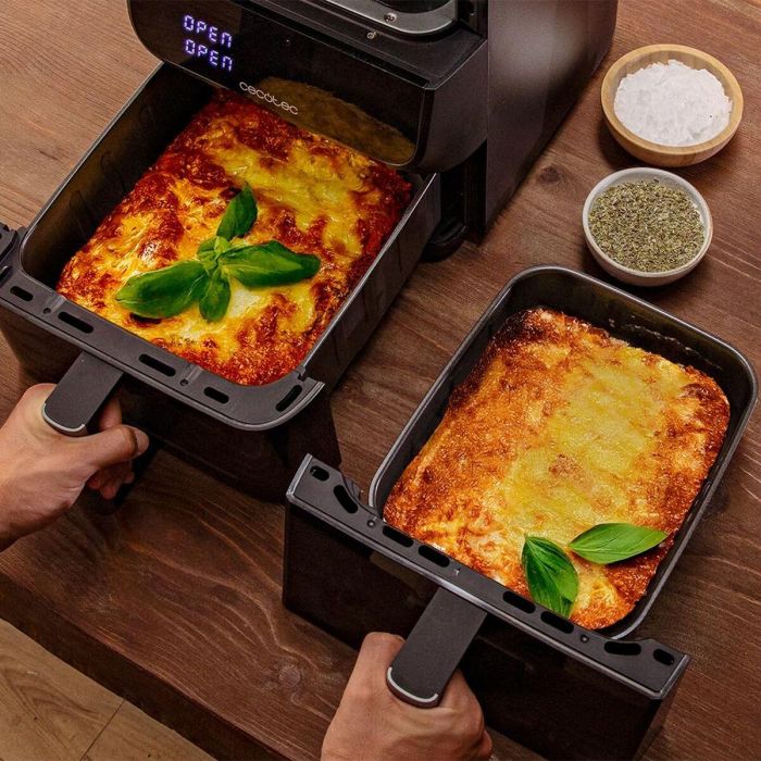 Cecotec Friteuse à Air 10L 2000W Noir Cecofry DuoLevel 10000 DuoSize Window Touch 10 prog 3