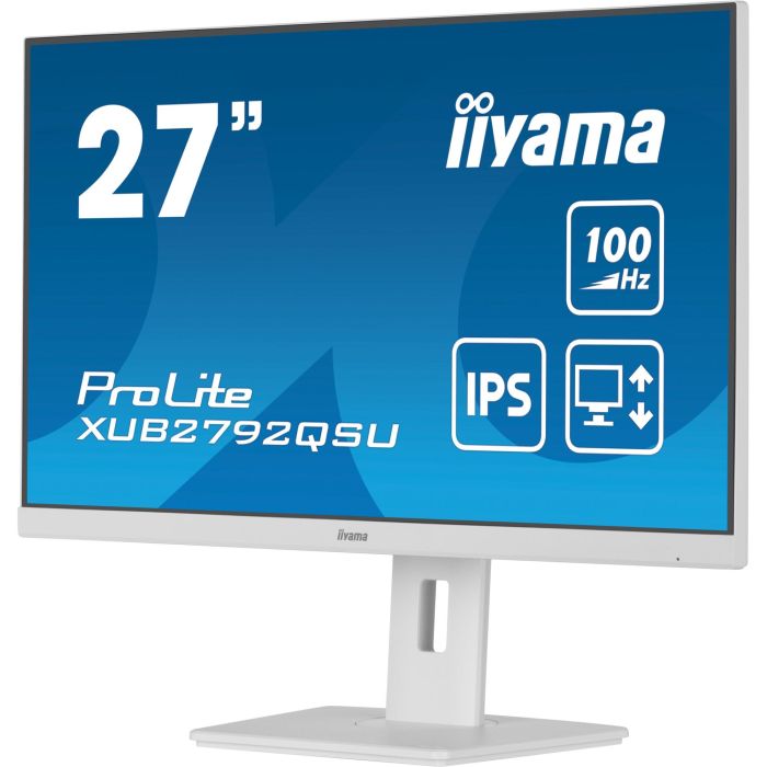 68,5cm/27" (2560x1440) iiyama Prolite XUB2792QSU-W6 16:9 WQHD IPS 100Hz 0,4ms HDMI DP USB Pivot White 8 68,5cm/27" (2560x1440) iiyama Prolite XUB2792QSU-W6 16:9 WQHD IPS 100Hz 0,4ms HDMI DP USB Pivot White 8
