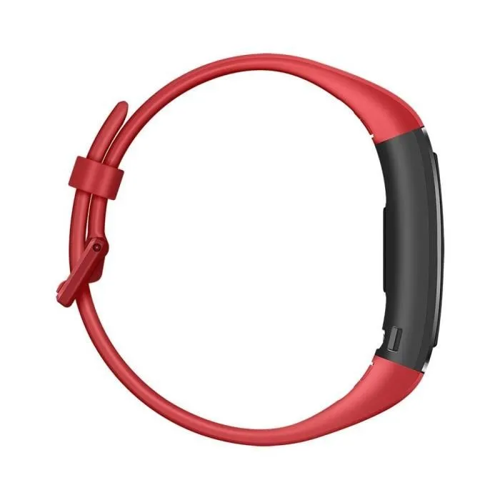 HUAWEI Band 4 Pro - Bracelet connecté capteur fréquence cardiaque, résistant à l'eau 50 m, rouge