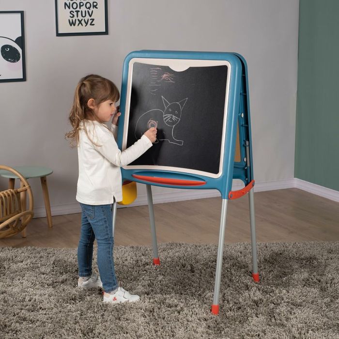 Ardoise double face Smoby Pliable 80 Pièces 105 x 49 x 52 cm 3 Ardoise double face Smoby Pliable 80 Pièces 105 x 49 x 52 cm 3
