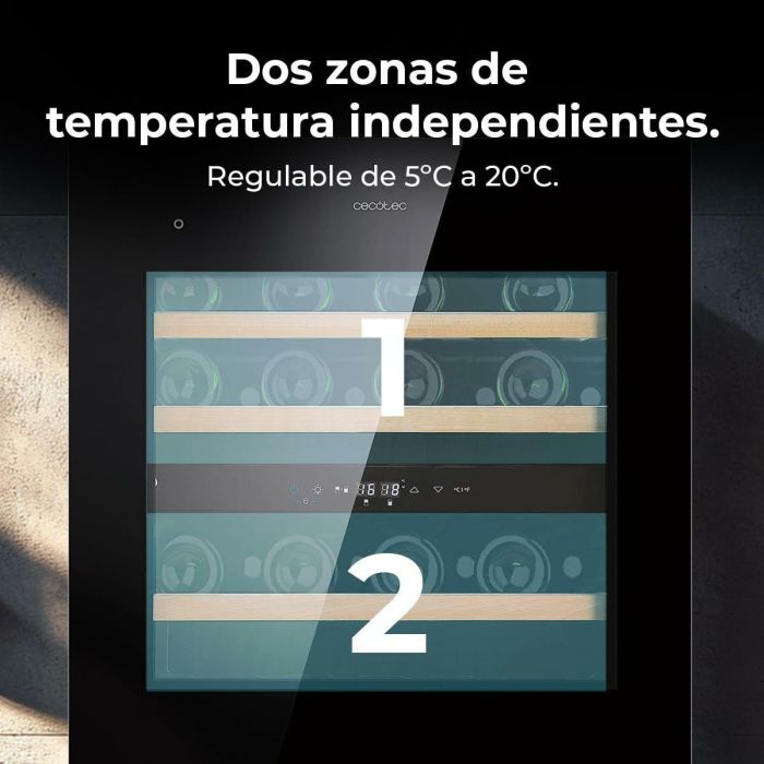 Bar à Vins Cecotec Duo 36000 Touch Noir 17