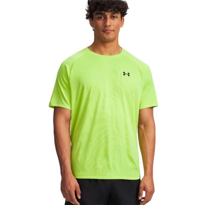 T-shirt à manches courtes homme Under Armour Tech Textured Vert citron 14 ans 2 T-shirt à manches courtes homme Under Armour Tech Textured Vert citron 14 ans 2