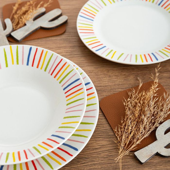 Vajilla Porcelana California Quid 18 Piezas - 6 Personas 3