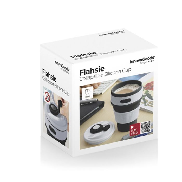 Tasse Rétractable en Silicone Flahsie InnovaGoods 1
