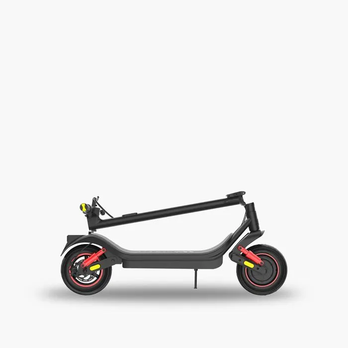 Wispeed Trottinette électrique AIRO V10 - Moteur 400W, batterie 10.4Ah, autonomie longue, pneus 10 pouces, freinage et éclairage LED, couleur noir