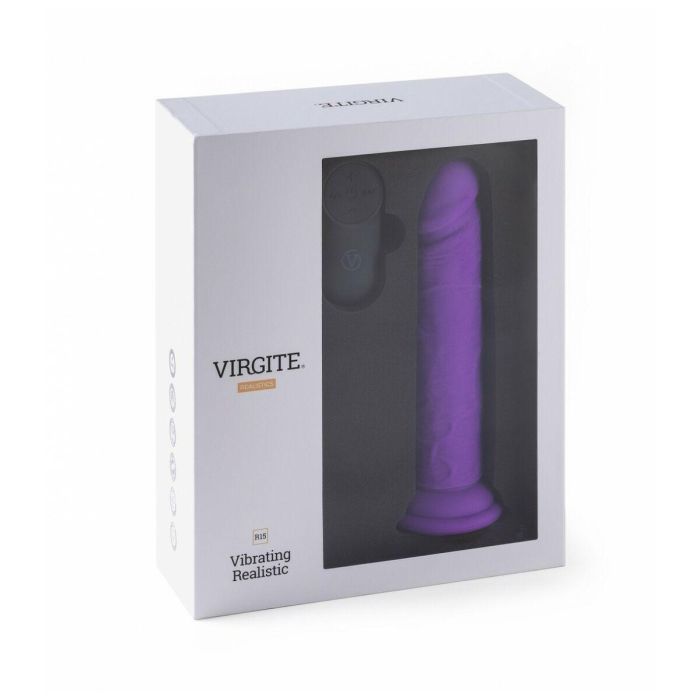 Vibromasseur réaliste Virgite Violet 16,5 cm 4 Vibromasseur réaliste Virgite Violet 16,5 cm 4