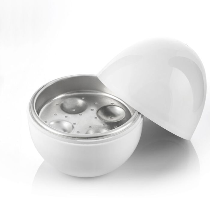 Cuiseur à Oeufs pour Micro-ondes avec Livre de Recettes Boilegg InnovaGoods 3