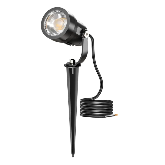 Foco LED pour Jardin 5W 60° IP65 3000K Finition Noire avec Pique 0 Foco LED pour Jardin 5W 60° IP65 3000K Finition Noire avec Pique 0