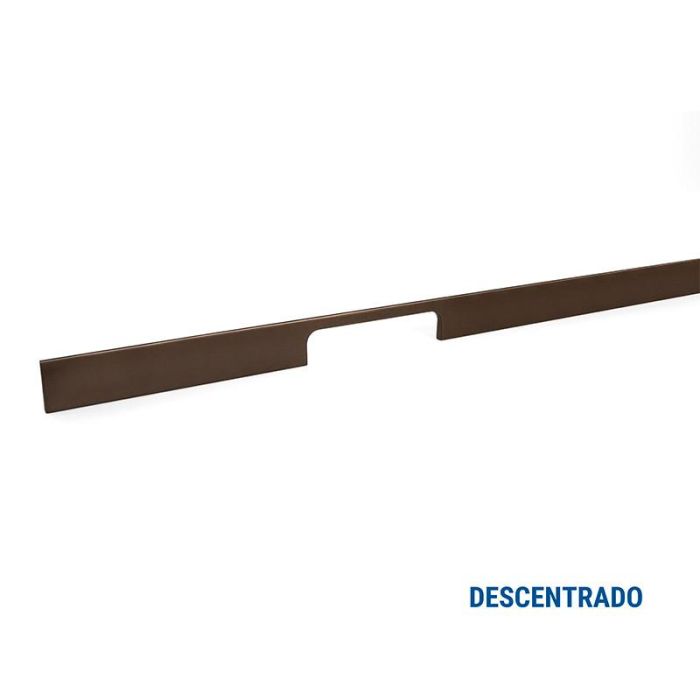 Tirador Aluminio Peak Acabado Marron Metaliz Dist. Agujero Dist. 1120Mm. Viefe 2