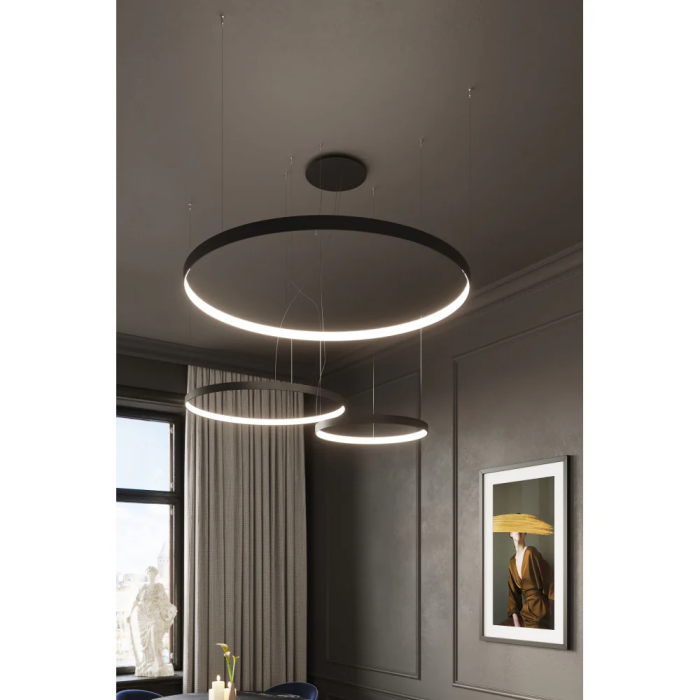 Lampe suspendue LED Circulaire SOL-TH RIO 55 3000K, 40mm x 8mm Minimaliste Fabrication Polonaise 29 Lampe suspendue LED Circulaire SOL-TH RIO 55 3000K, 40mm x 8mm Minimaliste Fabrication Polonaise 29