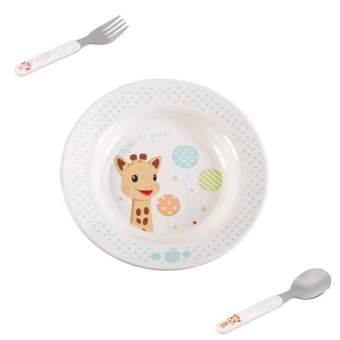 SOPHIE LA GIRAFE Coffret repas bébé modele Ballon 3