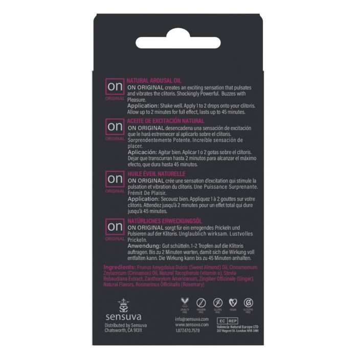 Huile Stimulante Sensuva 8