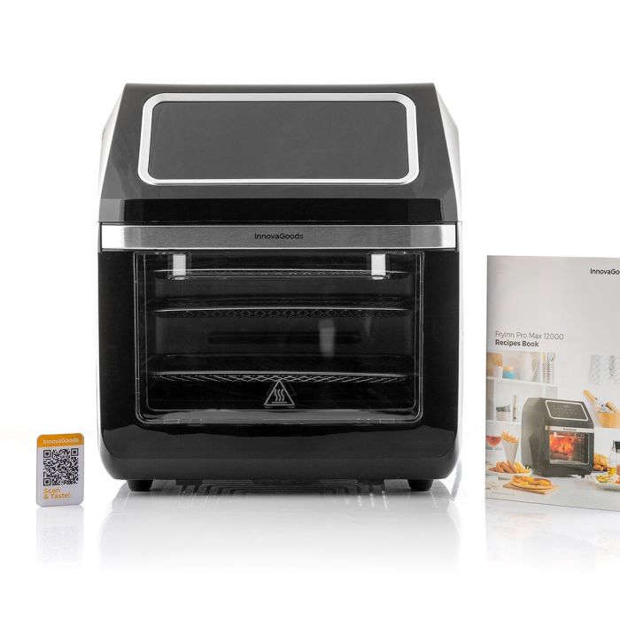 Friteuse à Air InnovaGoods Fryinn Pro Max 12000 Noir 1800 W 12 L Acier inoxydable 3