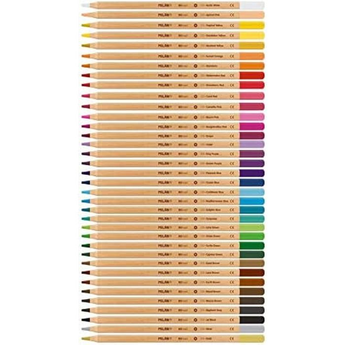 Crayons de couleur Milan Multicouleur 36 Pièces 1