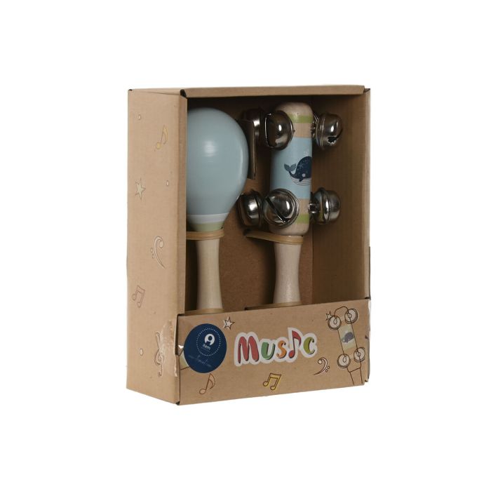 Jouet musical Home ESPRIT Bois 11,5 x 2 x 15,5 cm Maracas (4 Unités) 1 Jouet musical Home ESPRIT Bois 11,5 x 2 x 15,5 cm Maracas (4 Unités) 1