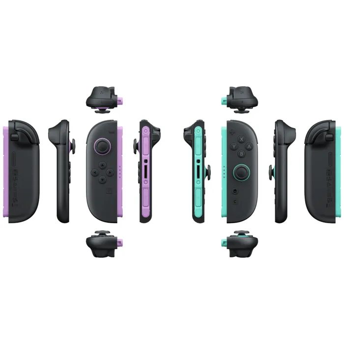 Nintendo Manettes Joy-Con 2 pour Nintendo Switch 2 - Paire Violet Clair et Vert Clair - Compatibles Mario Kart World - Connexion Bluetooth et Magnétiques