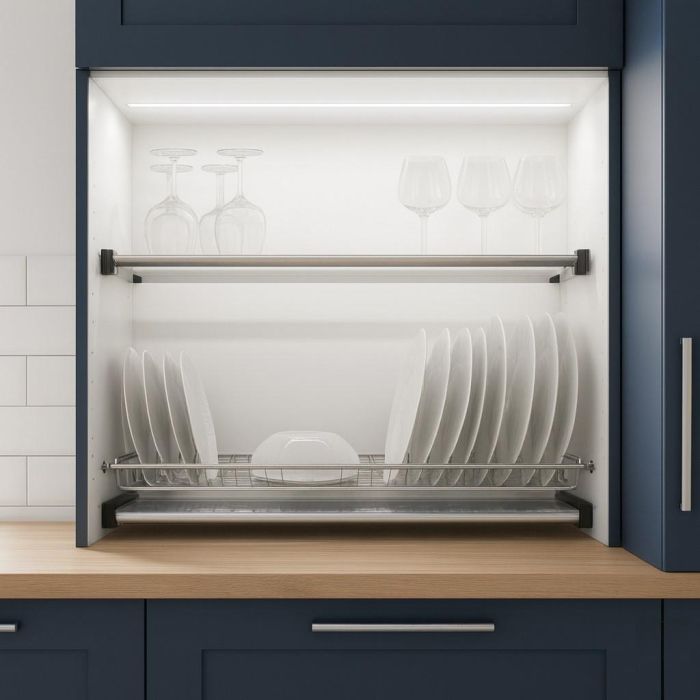 Escurreplatos/Vasos Eco Eire M450 Inoxidable Herrajes Alk 2