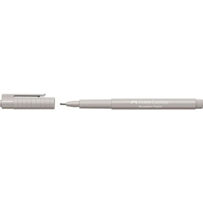 Marqueur permanent Faber-Castell Broadpen Pastel Gris (10 Unités) 1 Marqueur permanent Faber-Castell Broadpen Pastel Gris (10 Unités) 1