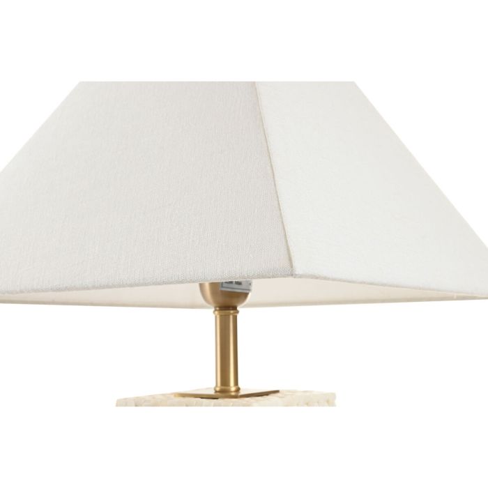 Lampe de bureau Home ESPRIT Blanc Beige Doré 50 W 220 V 3 Lampe de bureau Home ESPRIT Blanc Beige Doré 50 W 220 V 3