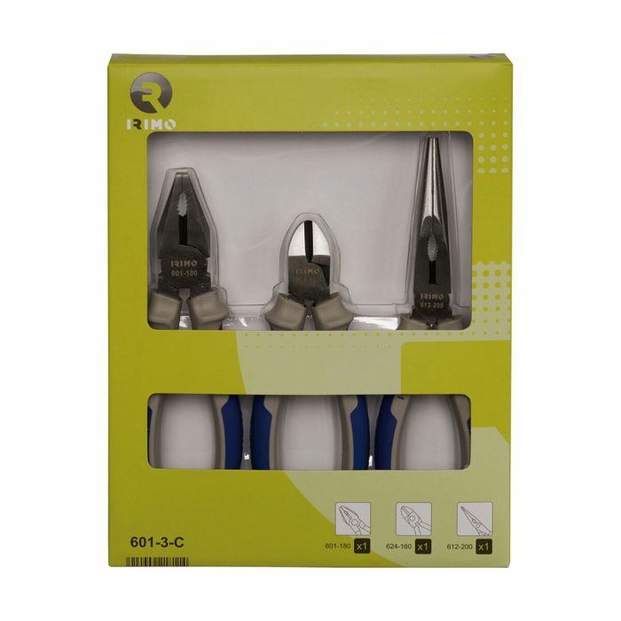Lot de pinces Irimo 601-3-c 180 mm