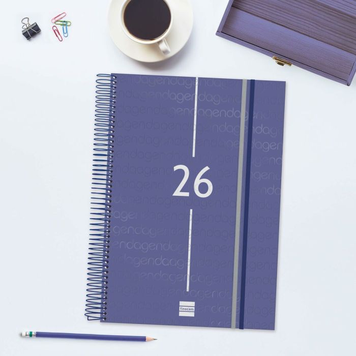 Agenda Finocam YEAR Bleu A4 21 x 29,7 cm 2026 5 Agenda Finocam YEAR Bleu A4 21 x 29,7 cm 2026 5