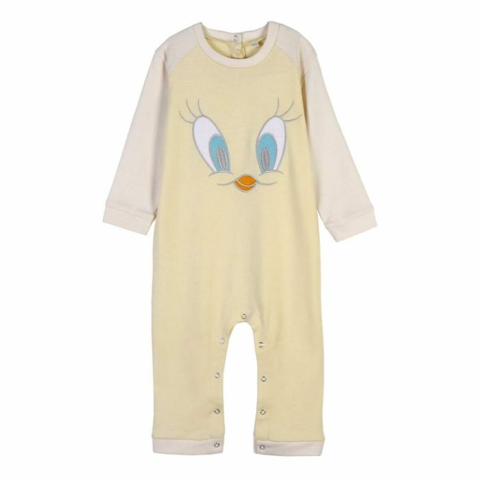 Barboteuse à Manches Longues pour Bébé Looney Tunes Gris Jaune 36 mois