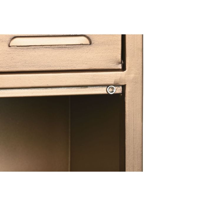 Caisson à Tiroirs Home ESPRIT Doré Métal Loft 40 x 34 x 139 cm 3 Caisson à Tiroirs Home ESPRIT Doré Métal Loft 40 x 34 x 139 cm 3