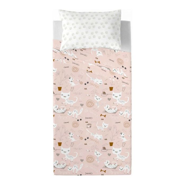 Jeu de draps Panzup Gatos 4 Lit king size 260 x 270 cm 4 Jeu de draps Panzup Gatos 4 Lit king size 260 x 270 cm 4