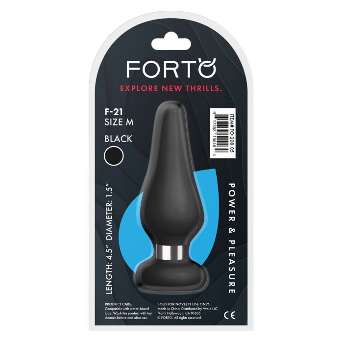Plug Anal Forto Noir 2 Plug Anal Forto Noir 2