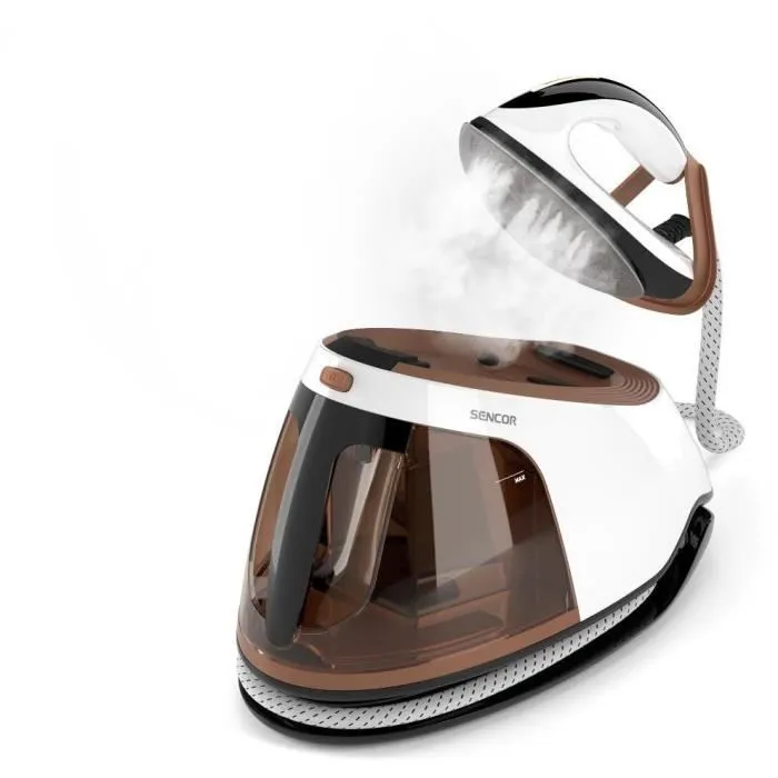 Sencor SSI 0950BZ Station de vapeur, 3000 W, débit vapeur 160 g/min, réservoir 1.5 L, semelle céramique, fonction anti-goutte