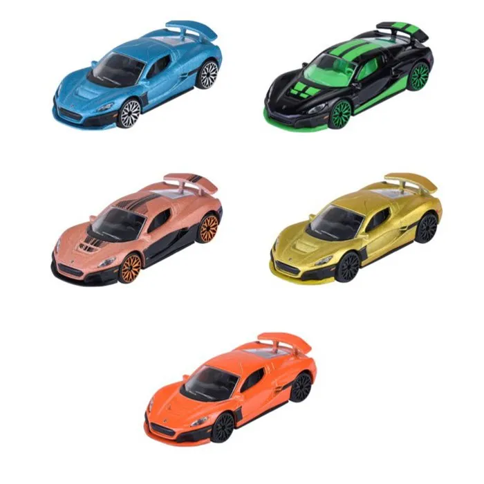 Majorette Rimac - Pack Cadeau 5 Véhicules à Roues Libres, Échelle 1/64, Phares Translucides et Suspensions - Jouet Enfant dès 3 ans Majorette Rimac - Pack Cadeau 5 Véhicules à Roues Libres, Échelle 1/64, Phares Translucides et Suspensions - Jouet Enfant dès 3 ans