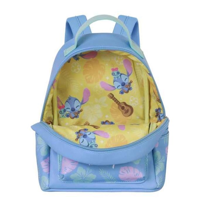 Cartable Lilo & Stitch Bleu 25 x 22 x 15 cm 2