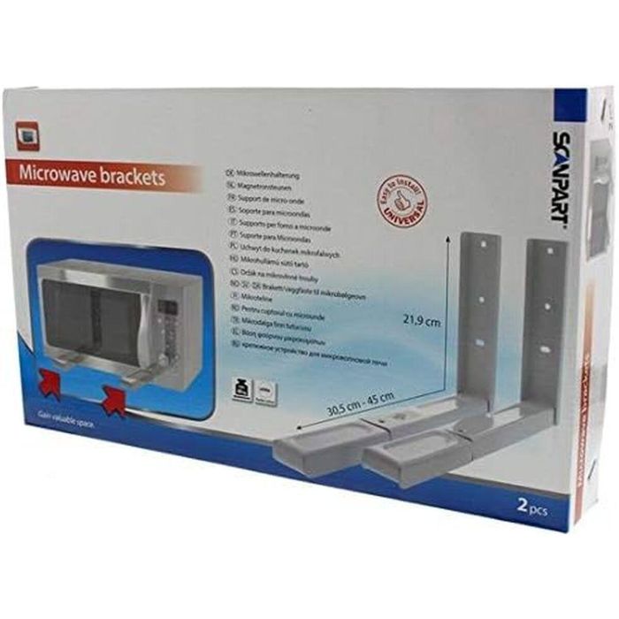 Support pour micro-ondes Elka Pieterman 73.000.055.10 Blanc 35 kg 7