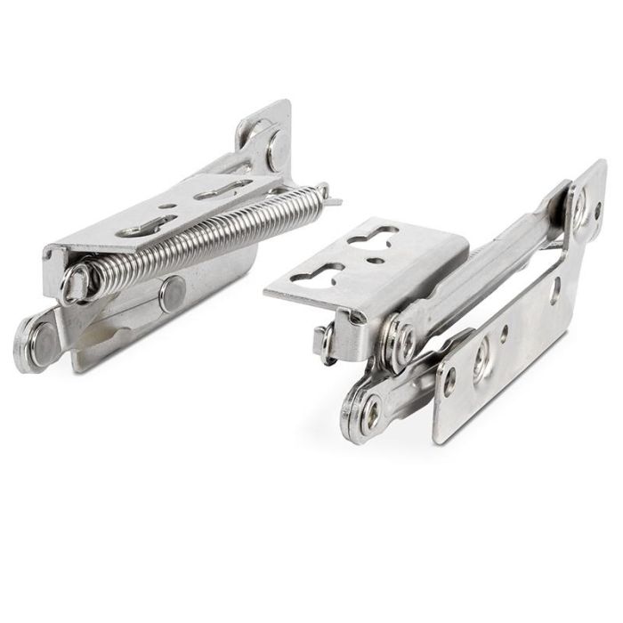 Bisagras Compas Odeon Con Muelle Niquel Herrajes Alk 1