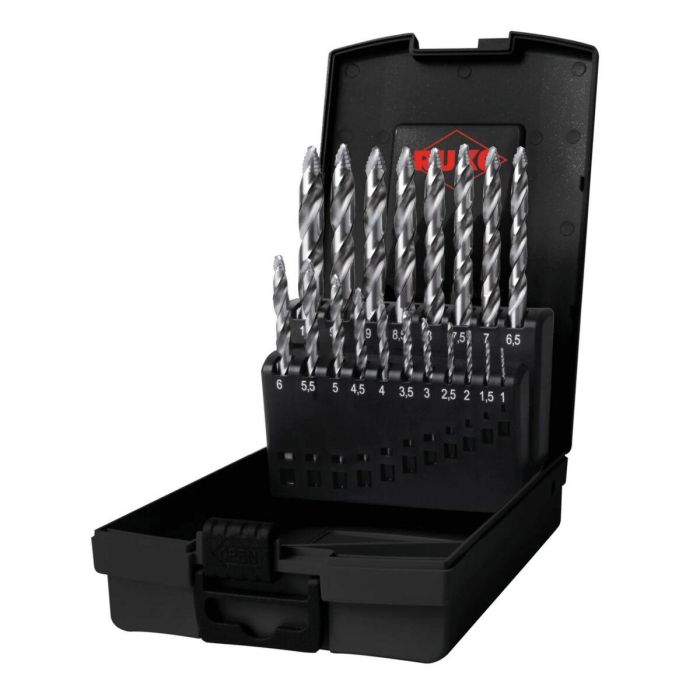 Ensemble de forets RUKO Ø 10 mm Ø 1 mm HSS 19 Pièces 1 Ensemble de forets RUKO Ø 10 mm Ø 1 mm HSS 19 Pièces 1