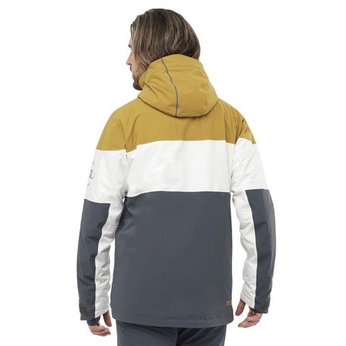 Anorak de ski Salomon LC1587700 Gris clair Homme 3