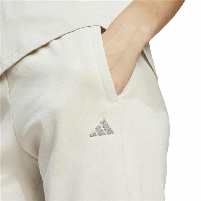 Pantalon de sport long Adidas Essentials Blanc Femme 2