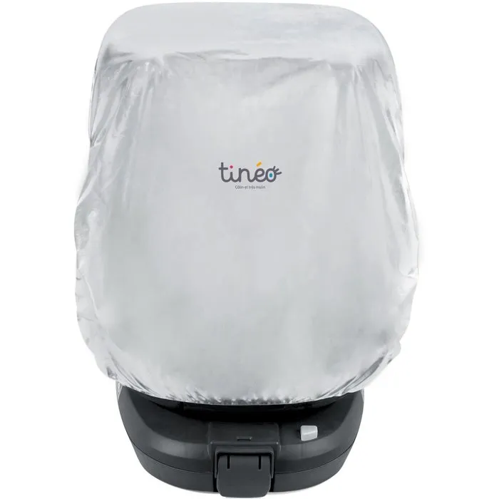 Tineo Housse de Protection Anti-UV pour Siège Auto - Universelle Groupes 0/1/2/3 - Réduction de Température, UPF 50+ - Gris