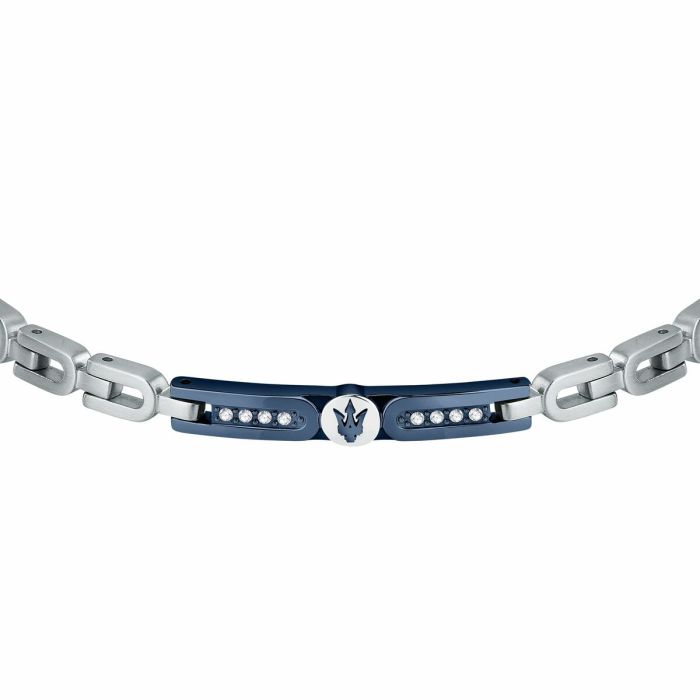 Bracelet Homme Maserati Acier inoxydable 21,5 cm Argenté 6