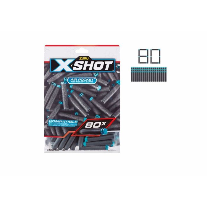Fléchettes Zuru X-Shot 80 Unités 1