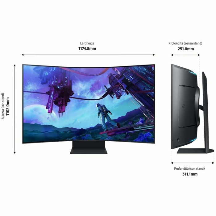 Écran Samsung Odyssey Ark S55CG970NU 4K Ultra HD 55" 25