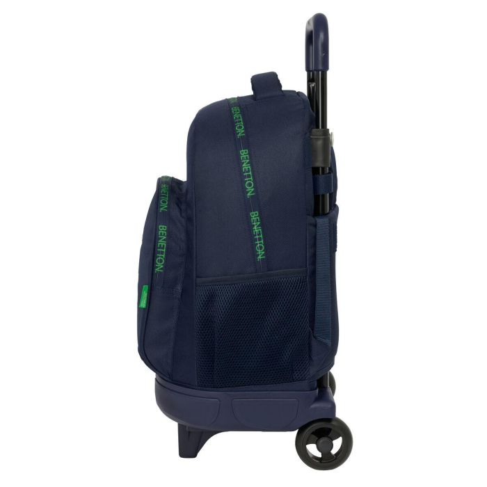 Cartable à roulettes Benetton Together Blue marine 33 x 45 x 22 cm 2 Cartable à roulettes Benetton Together Blue marine 33 x 45 x 22 cm 2