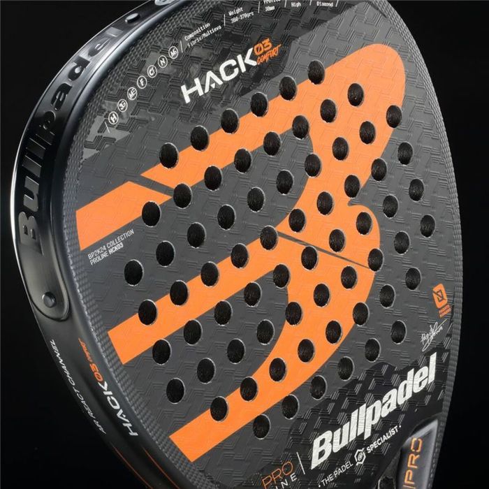 Raquette de Padel Bullpadel Hack 03 Comfort 24 Noir 3