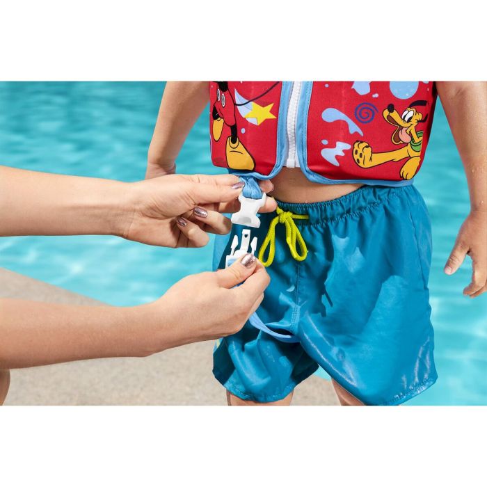 Bestway Gilet Disney Mickey Mouse UPF 50+ 51 cm +1 à 3 Ans Piscine et Plage 09101 13